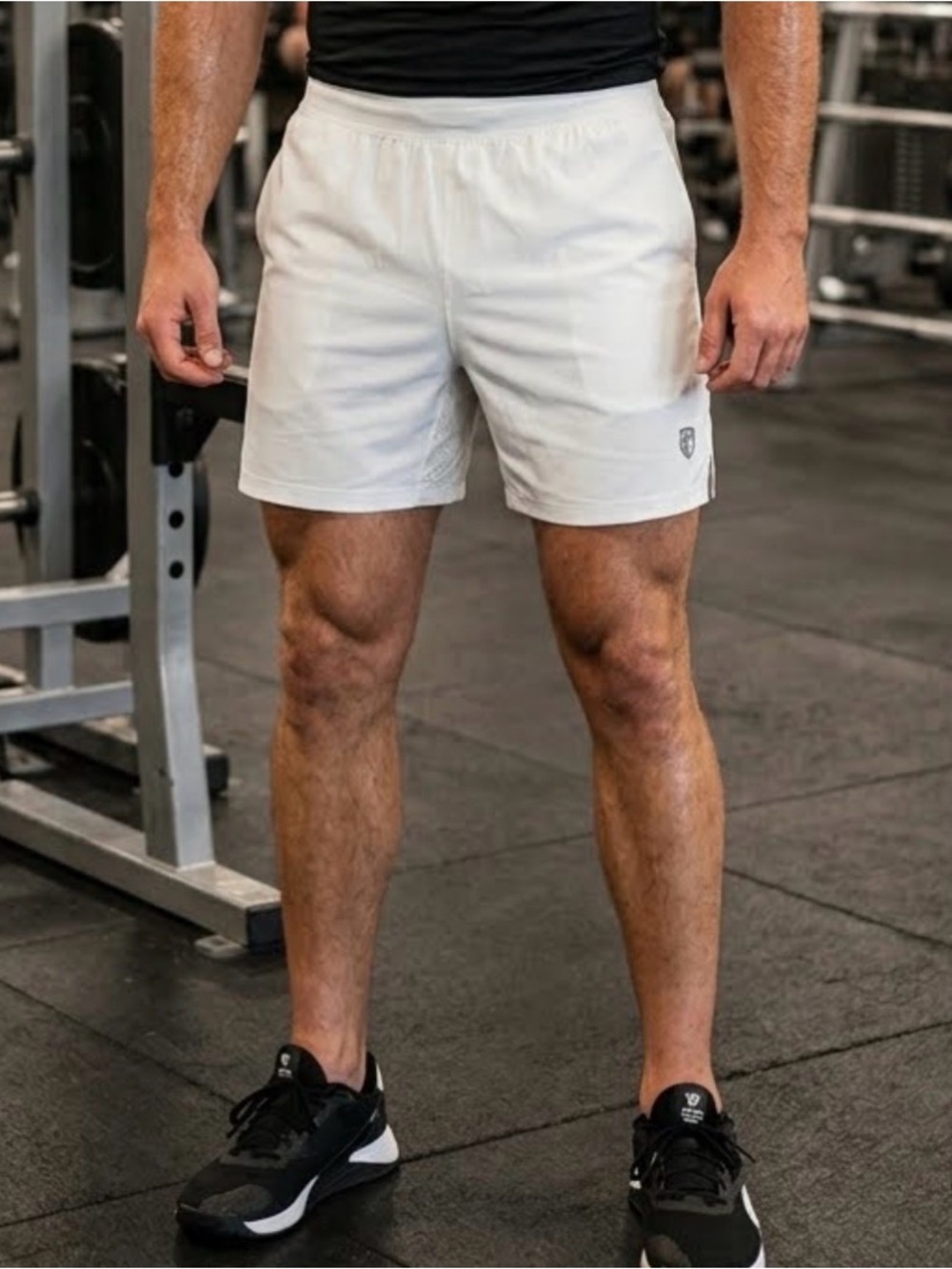Men's Born Primitive Endurance Shorts Lined Compression White size XL Gym NWT